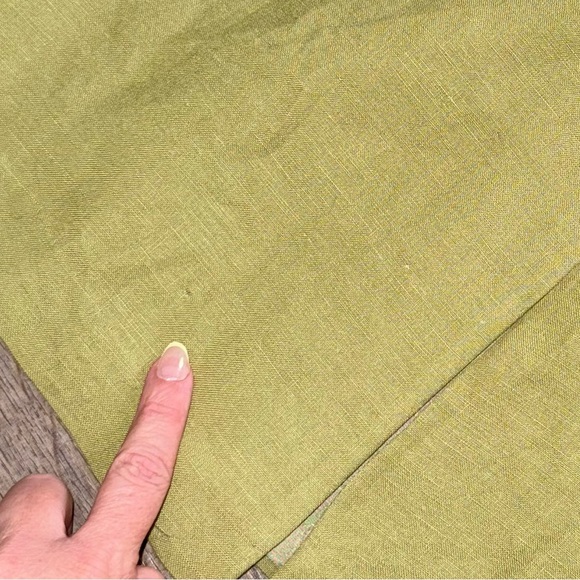 Plaza South • VTG Linen Blend Floral Embroidered Maxi Skirt - Picture 9 of 9